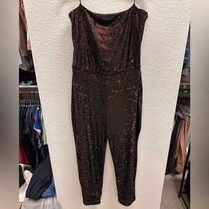 Express sleeveless jumpsuit